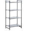 Basic plastic boltless shelving unit system