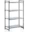 Basic plastic boltless shelving unit system
