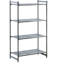 Basic plastic boltless shelving unit system