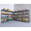 Basic plastic boltless shelving unit system