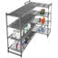 Basic plastic boltless shelving unit system
