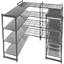 Basic plastic boltless shelving unit system
