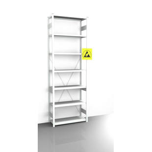 ESD boltless shelving unit
