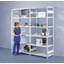 ESD boltless shelving unit