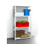 Hygienic boltless shelving unit