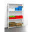 Hygienic boltless shelving unit