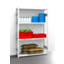 Hygienic boltless shelving unit
