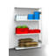 Hygienic boltless shelving unit