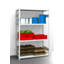 Hygienic boltless shelving unit