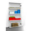 Hygienic boltless shelving unit