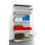 Hygienic boltless shelving unit