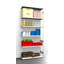 Hygienic boltless shelving unit