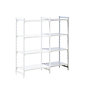extension shelf unit, width 735 mm, slotted base