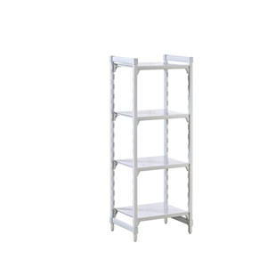 Premium plastic boltless shelving unit system