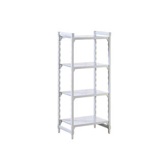 Premium plastic boltless shelving unit system