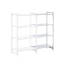 Premium plastic boltless shelving unit system