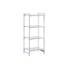 Premium plastic boltless shelving unit system