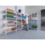 Premium plastic boltless shelving unit system