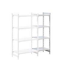 extension shelf unit, width 635 mm, slotted base