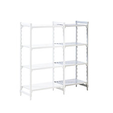 extension shelf unit, width 735 mm, slotted base