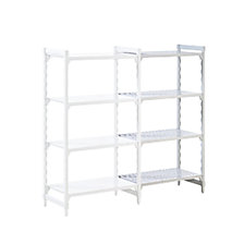 extension shelf unit, width 935 mm, slotted base