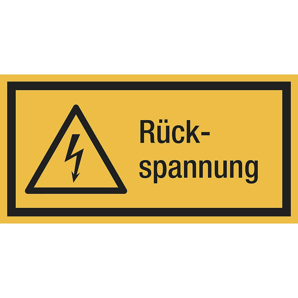 Kombischilder mit Text für Warnkennzeichen