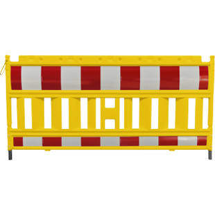 Barrière de sécurité en plastique à film réfléchissant