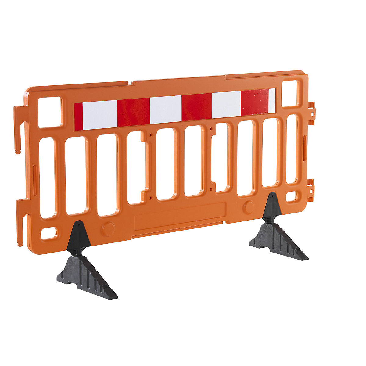 Barrière de sécurité en plastique, longueur 2 m, orange