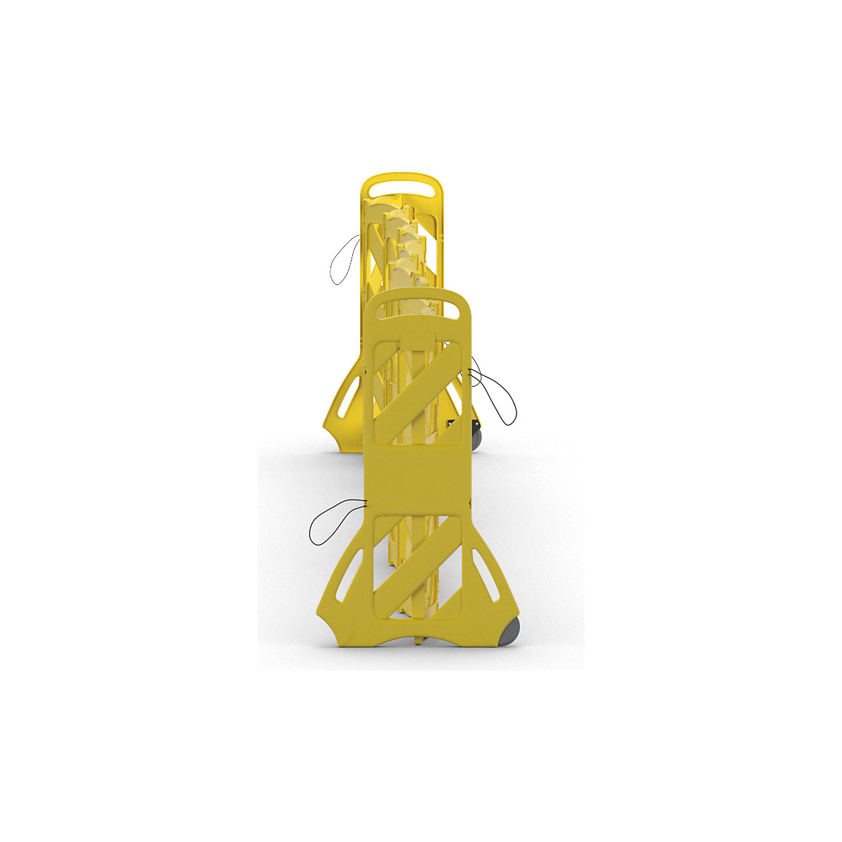 Barrière de délimitation mobile en polyéthylène – Rubbermaid (Illustration du produit 4)-3
