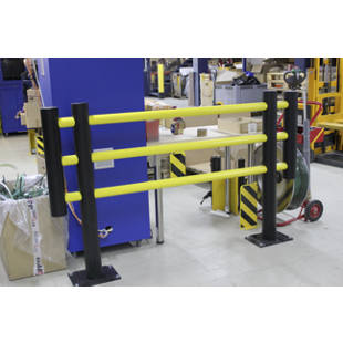 Cloison grillagée pour la protection des machines