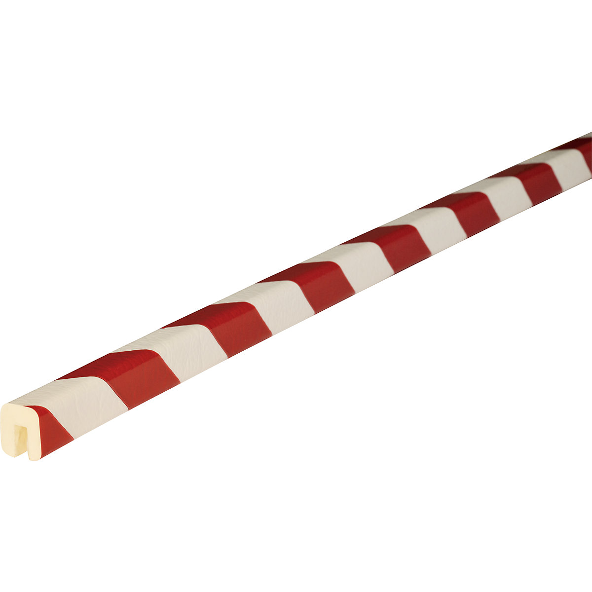 Protection des arêtes Knuffi® – SHG, type G, 1 rouleau de 5 m, rouge / blanc