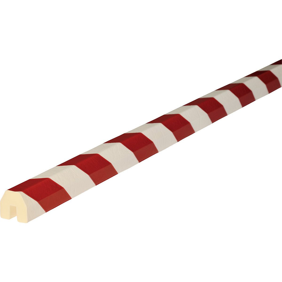 Protection des arêtes Knuffi® – SHG, type BB, 1 rouleau de 50 m, rouge/blanc