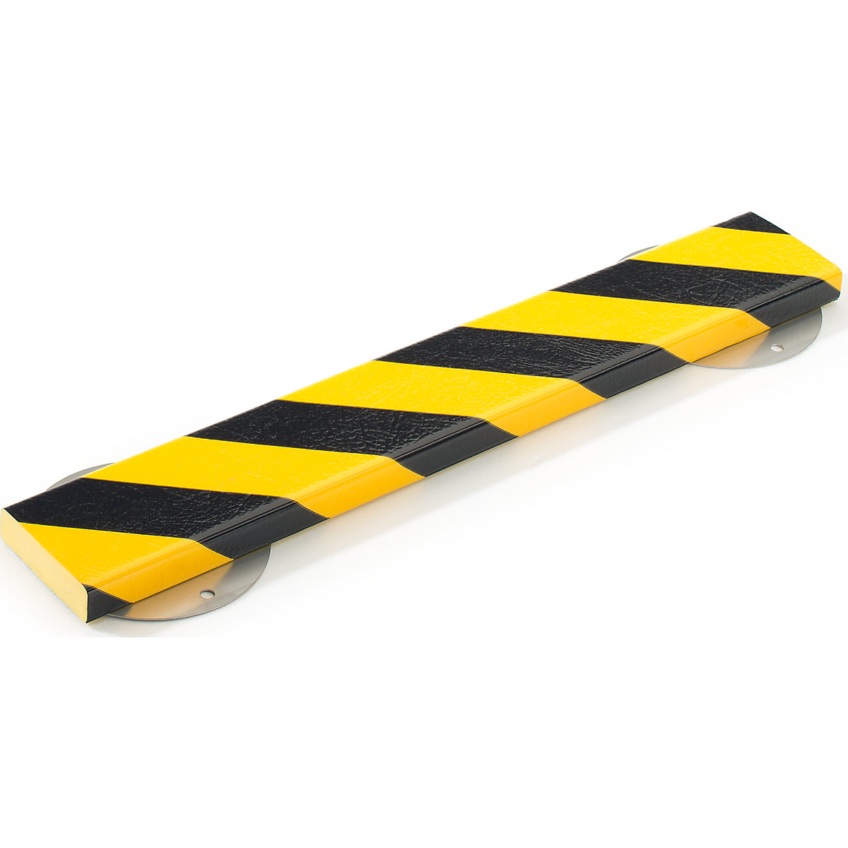 Protection des surfaces Knuffi® avec rail de montage – SHG, type S, pièce de 500 mm, noir/jaune