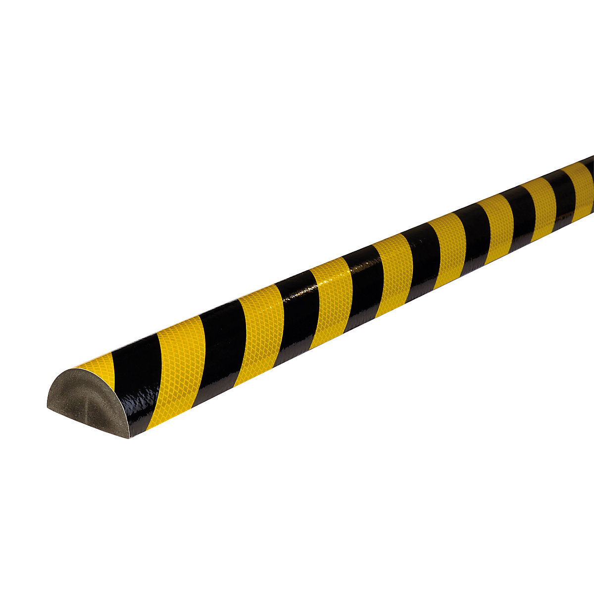 Protection des surfaces Knuffi® – SHG, type C+, pièce de 1 m, jaune/noir, réfléchissant