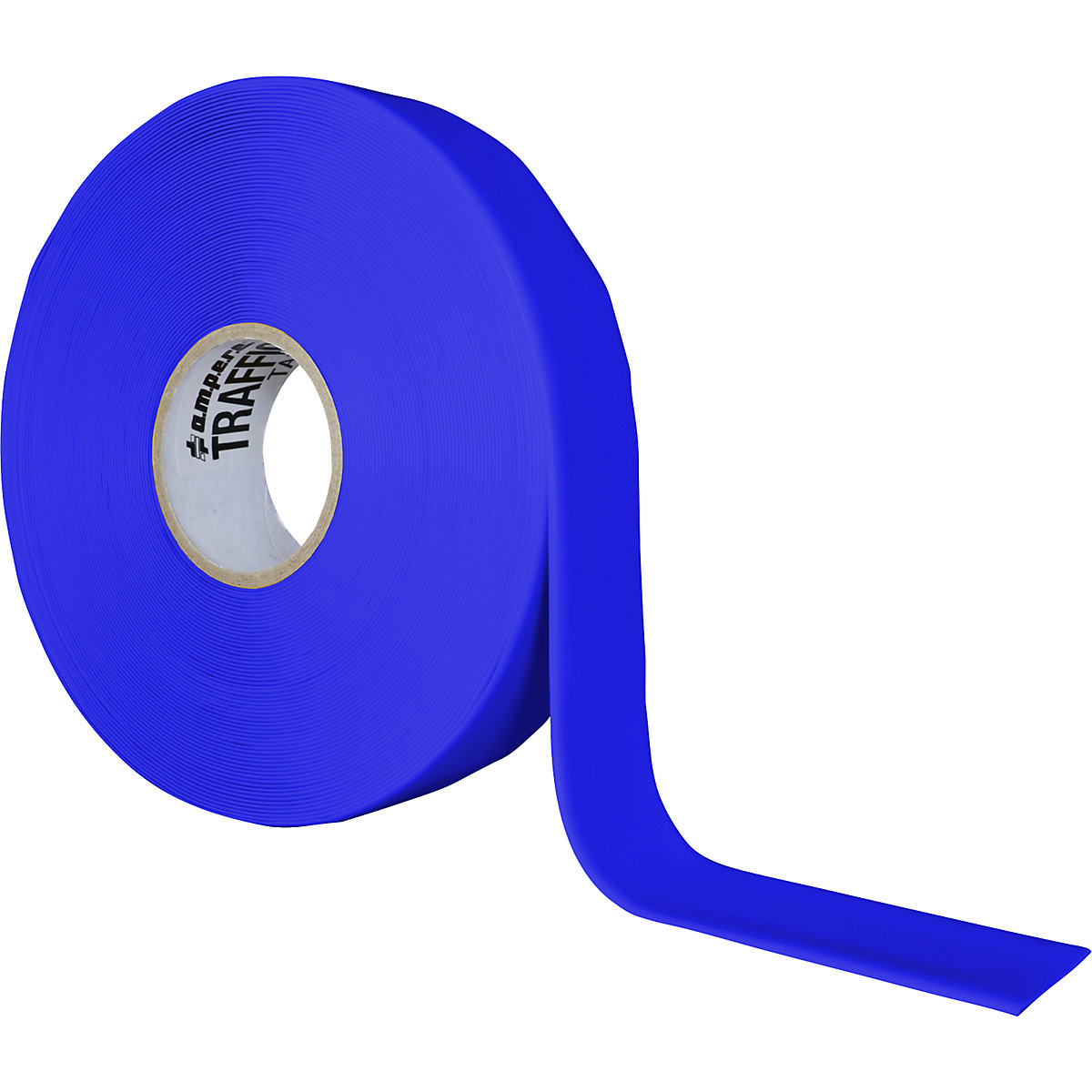 Bande de marquage au sol ultra-résistante – Ampere, largeur 50 mm, bleu