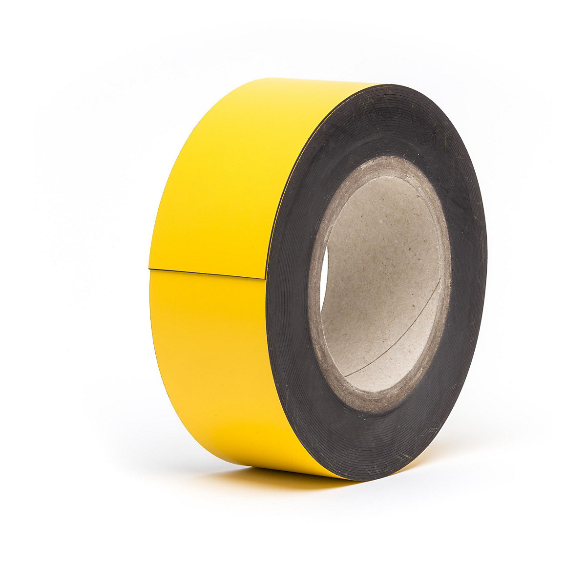 Etiquette magnétique en rouleaux, jaune, hauteur 50 mm, longueur rouleau 10 m