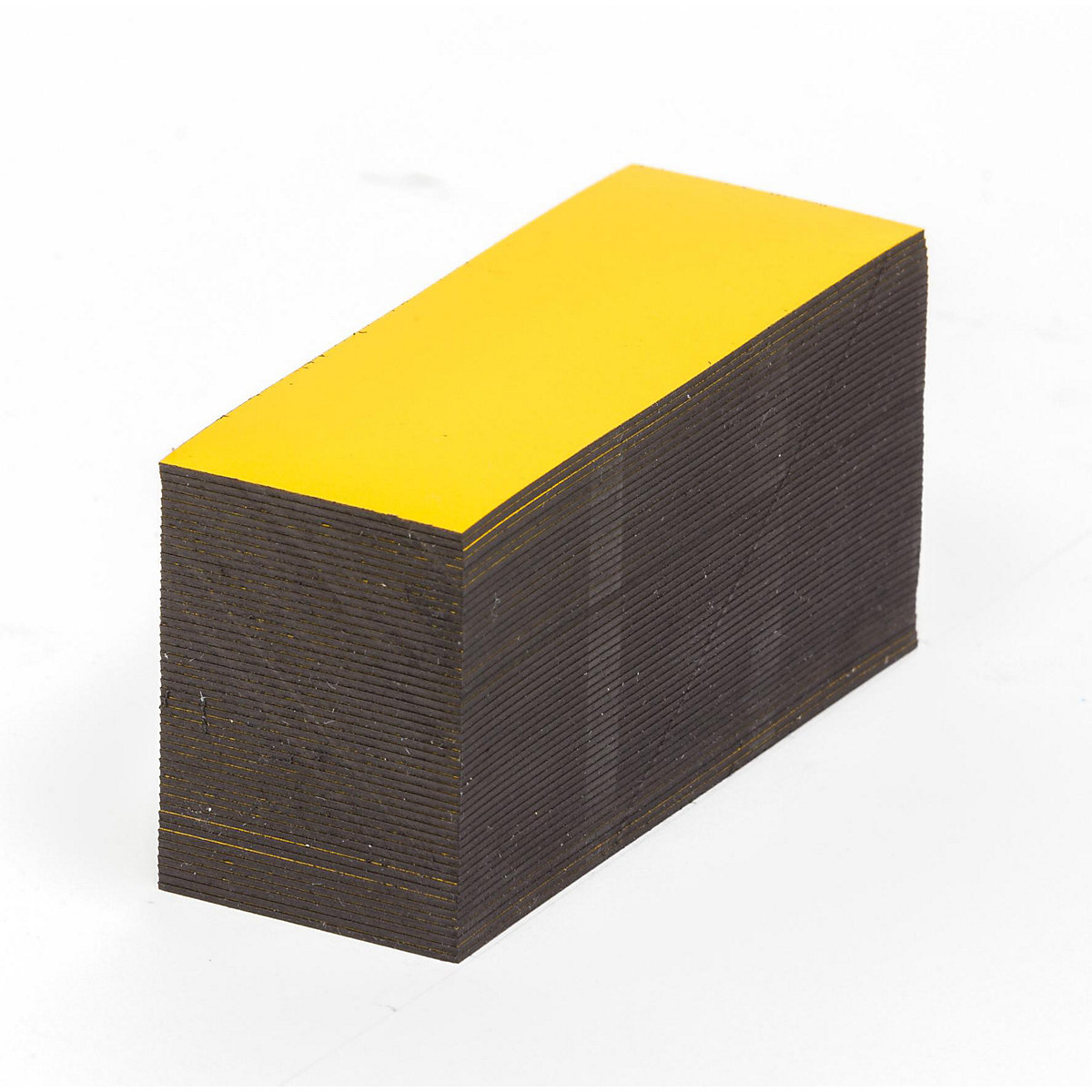 Etiquettes magnétiques, coloris jaune, h x l 30 x 80 mm, lot de 100-22