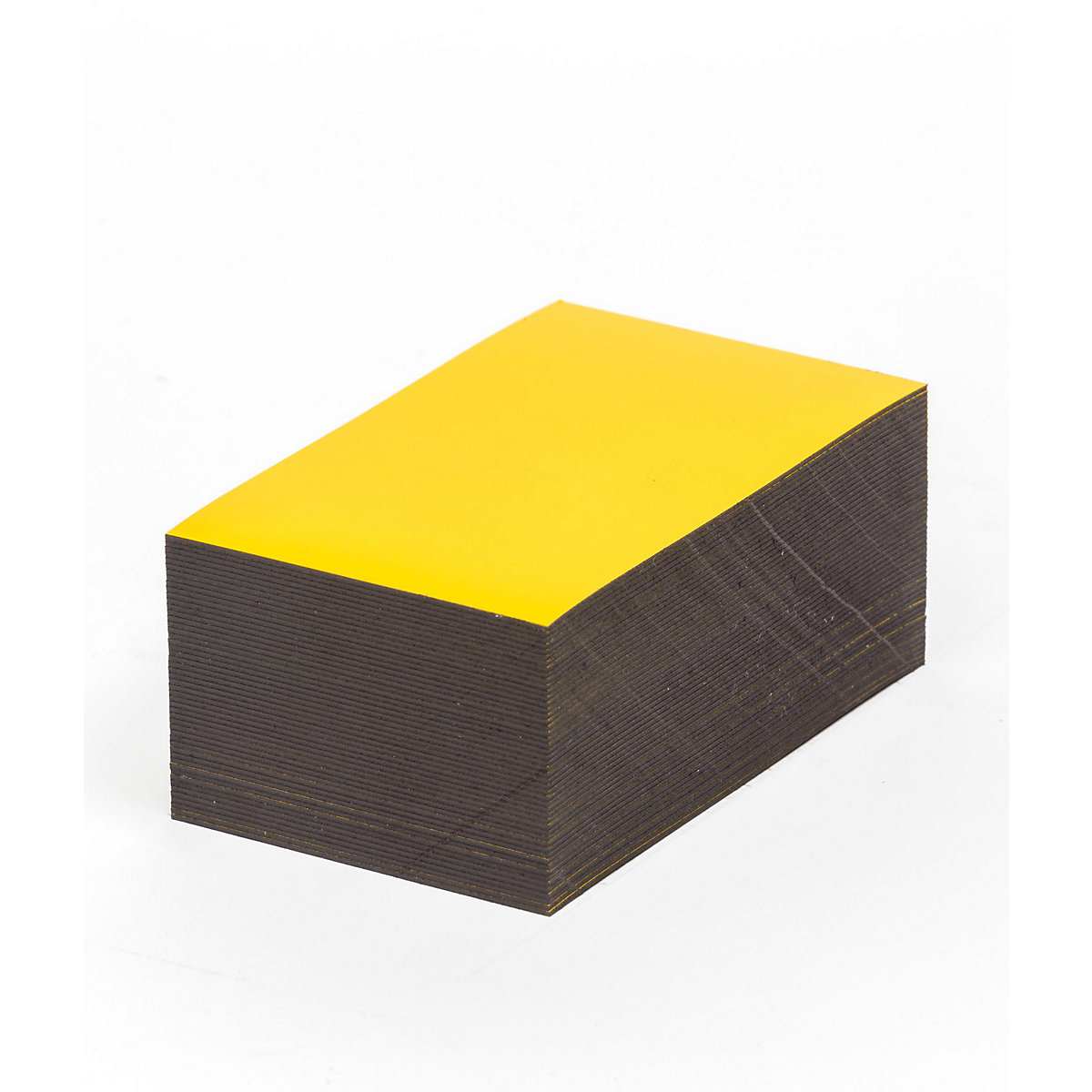 Etiquettes magnétiques, coloris jaune, h x l 40 x 100 mm, lot de 100