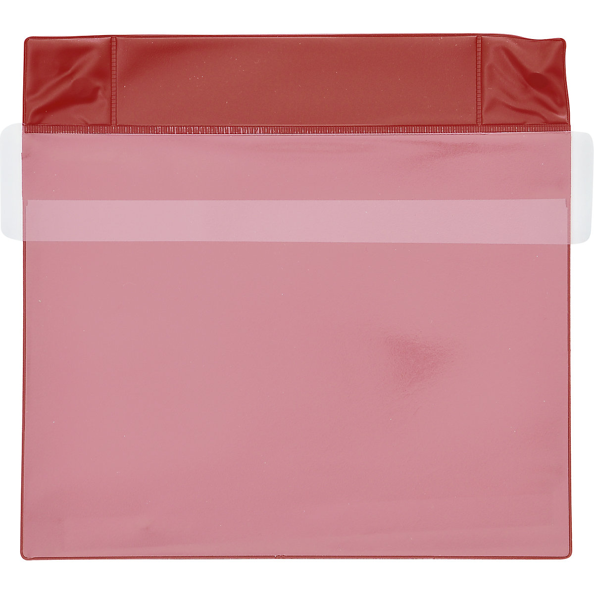 Pochettes magnétiques en néodyme, format horizontal, avec rabat de protection contre la pluie, lot de 25, rouge, format A5, à partir de 1 lot
