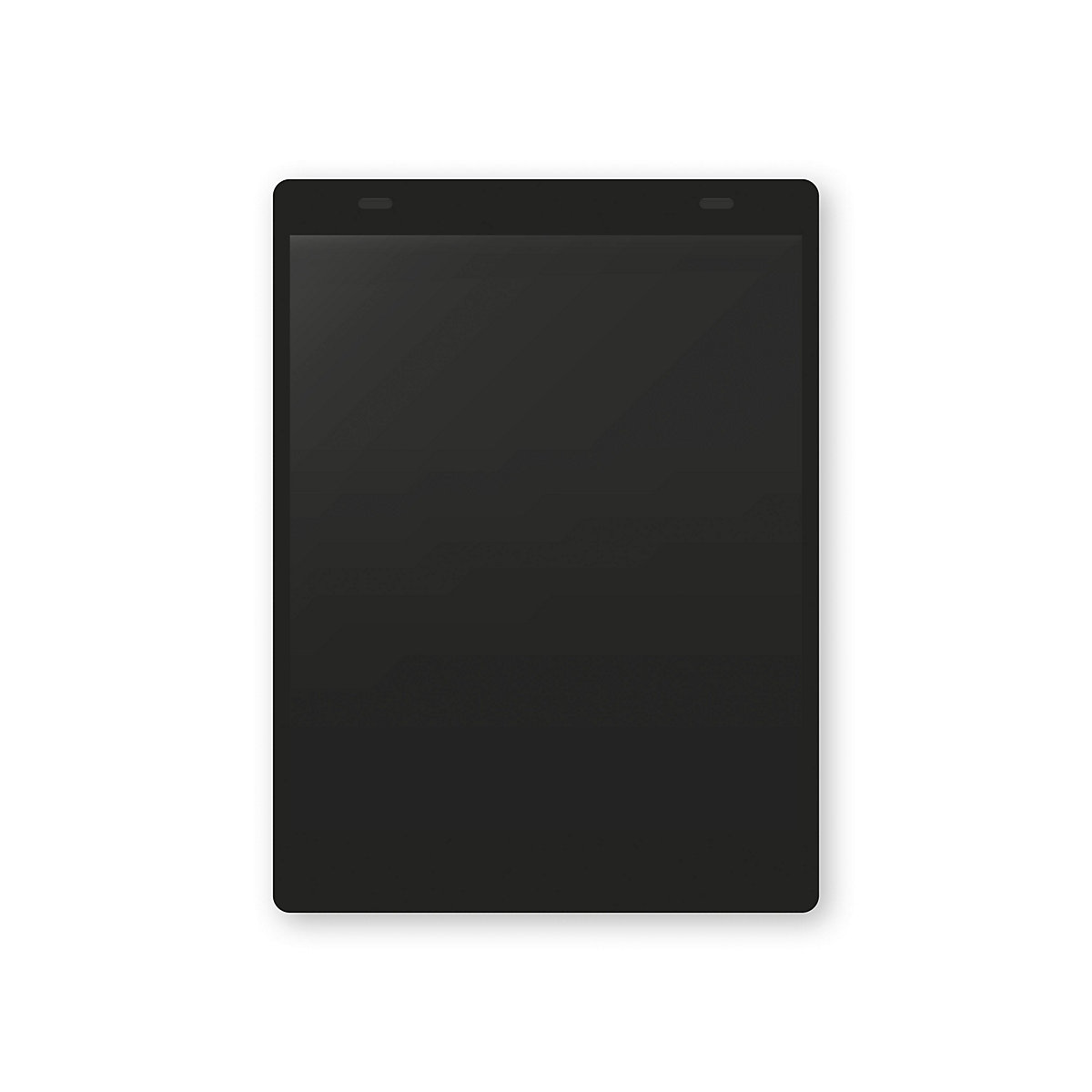 Pochettes magnétiques porte-documents, format A5 à la verticale, lot de 10, noir