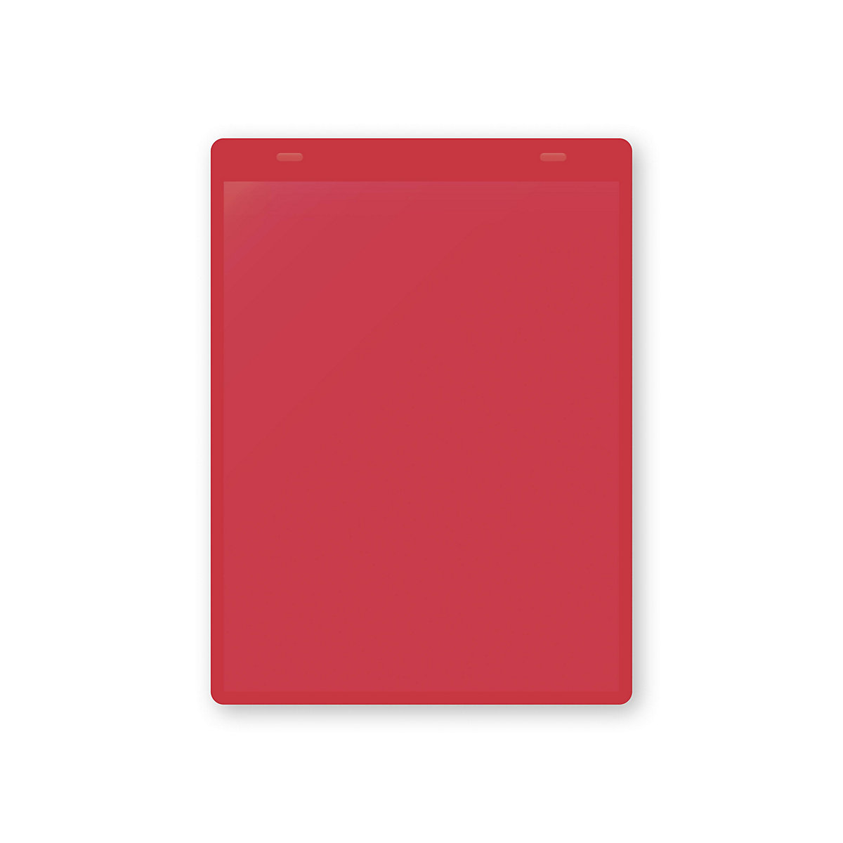 Pochettes magnétiques porte-documents, format A5 à la verticale, lot de 10, rouge