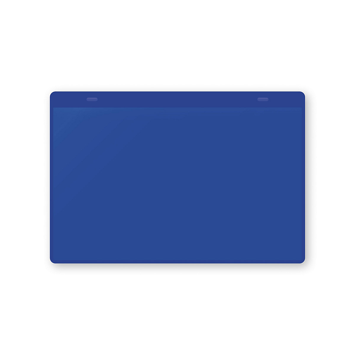 Pochettes magnétiques porte-documents, format A5 à l'horizontale, lot de 50, bleu