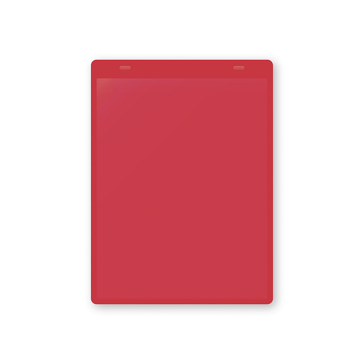 Pochettes porte-documents avec languettes d'accrochage, format A5 à la verticale, lot de 10, rouge