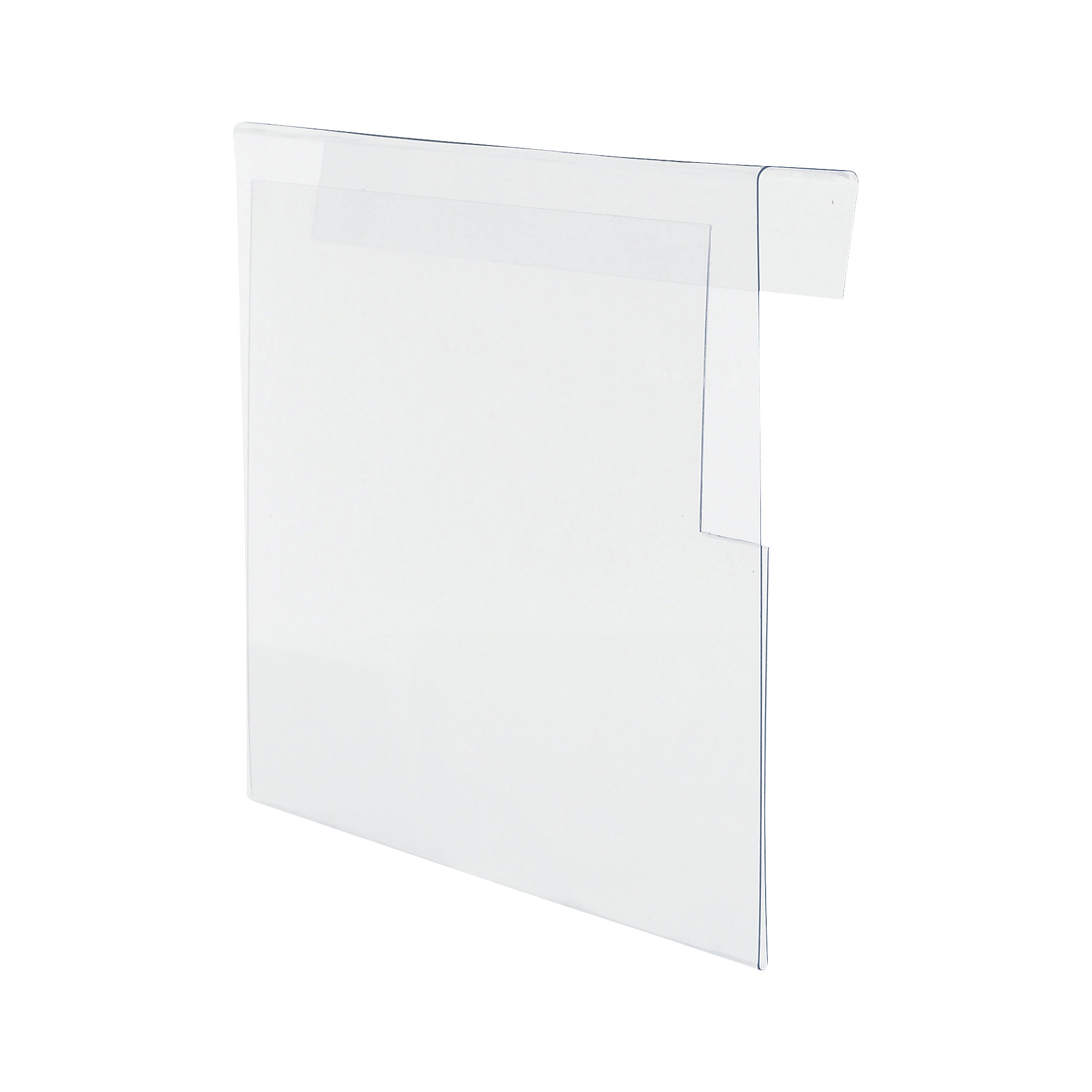 Porte-documents avec réglette d'accrochage: creux au dos servant de ...