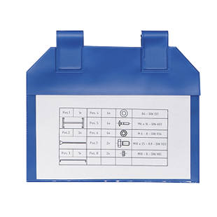 Porte-documents magnétiques, lot de 50