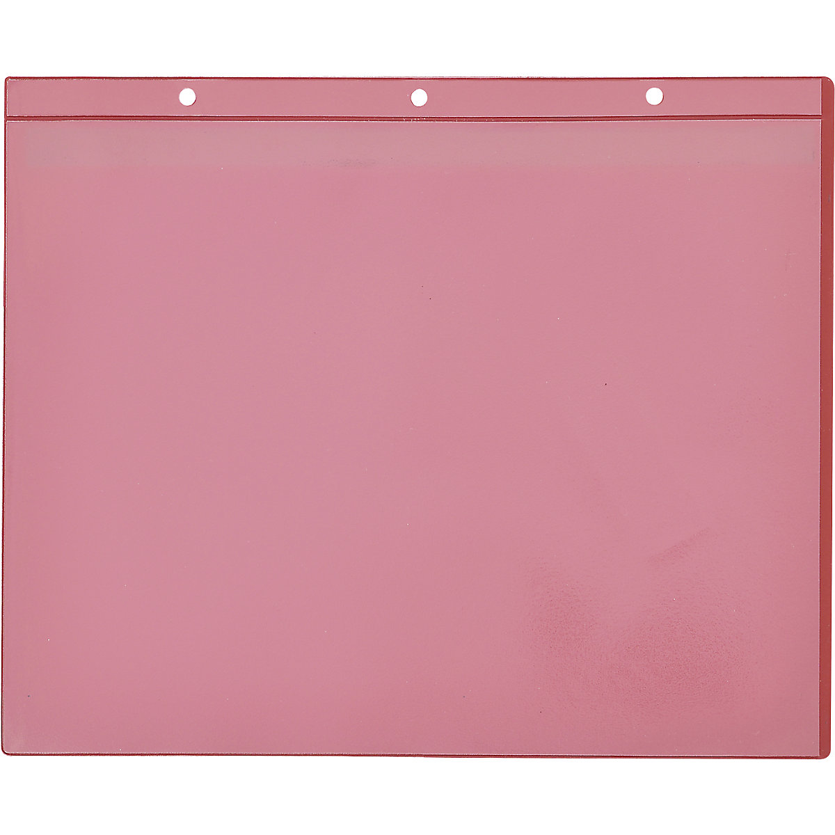 Porte-documents magnétiques, lot de 50, l x h 305 x 230 mm, format A4, rouge