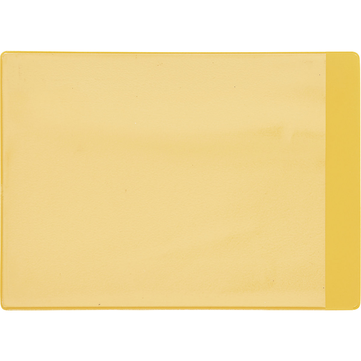 Porte-documents magnétiques, lot de 50, l x h 160 x 115 mm, format A6, jaune