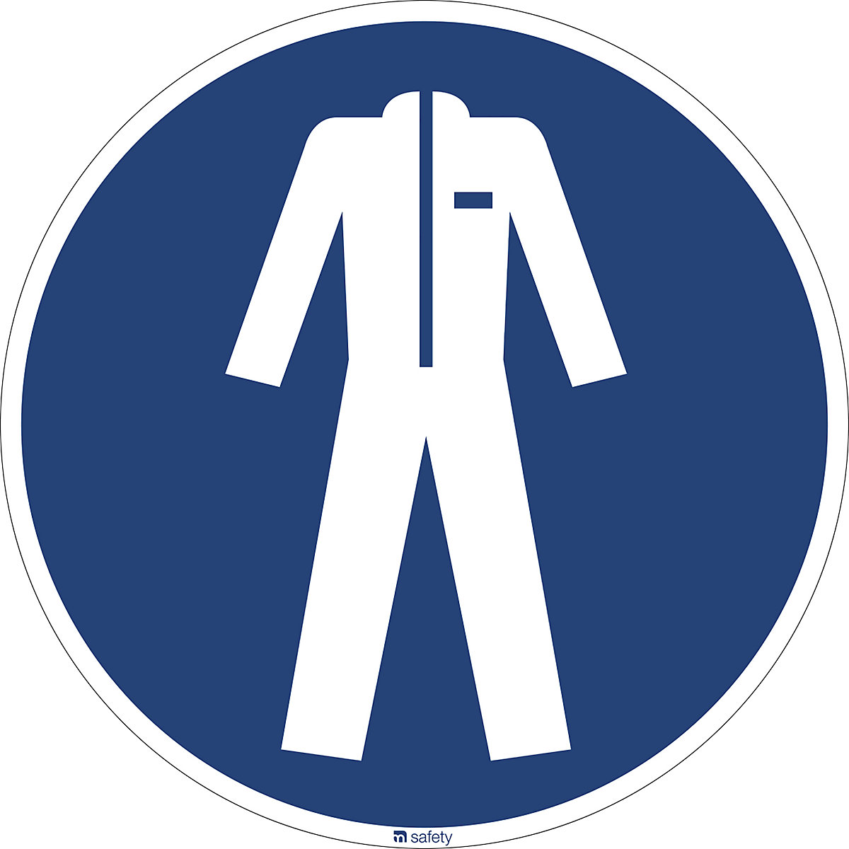 Zapovjedna oznaka, upotrebljavati zaštitnu odjeću, pak. 10 kom., aluminij, Ø 200 mm