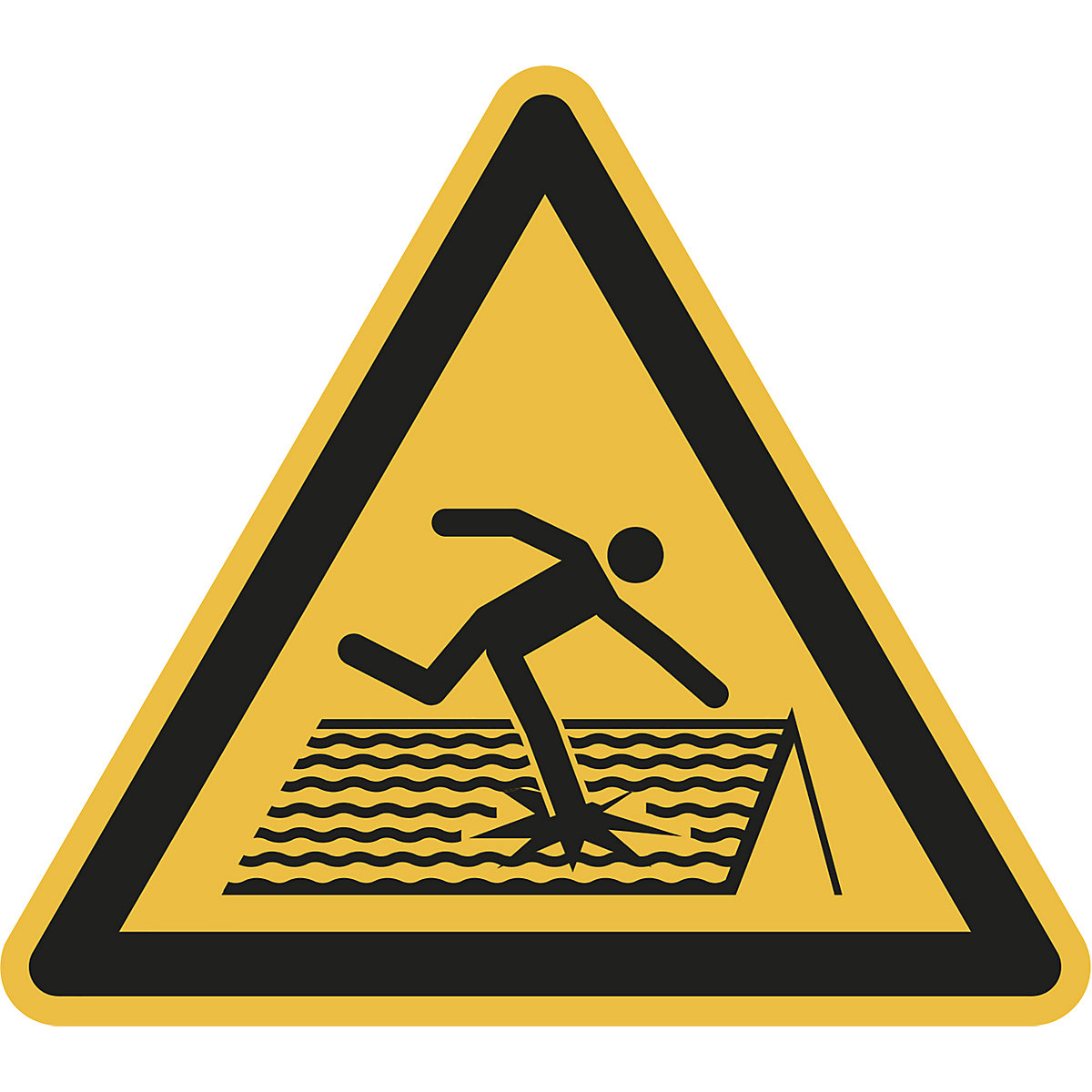 Oznaka za upozorenje, upozorenje na krov po kojemu nije sigurno hodati, pak. 10 kom., plastika, dužina kraka 200 mm