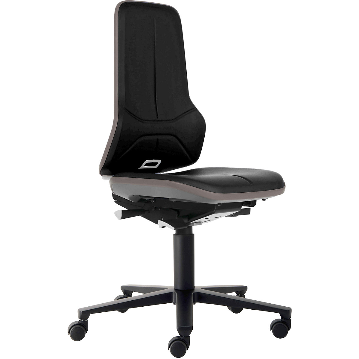 Silla giratoria de trabajo NEON, con ruedas &ndash; bimos